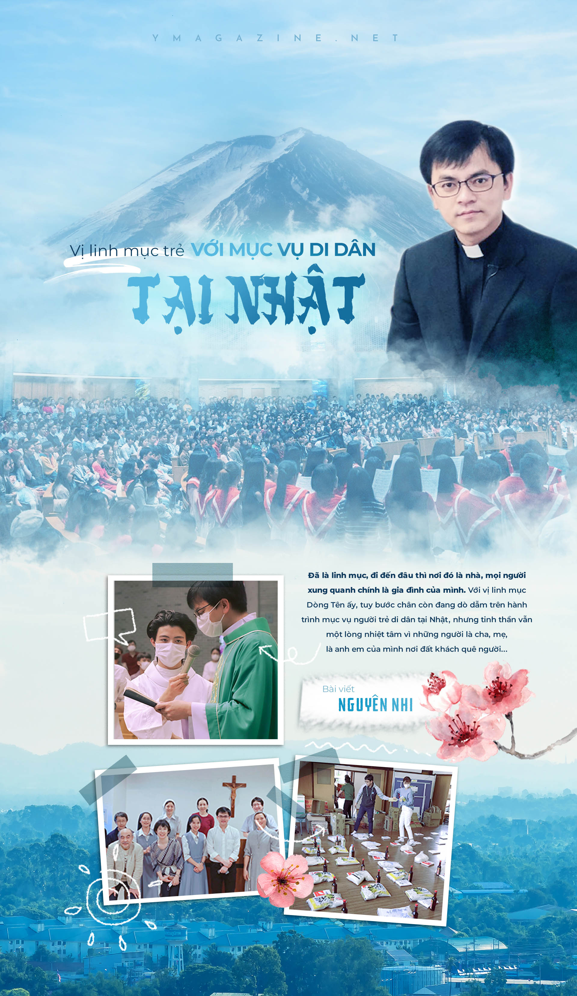 Vị linh mục trẻ với mục vụ di dân tại Nhật